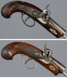 Two Percussion Derringer Pistols