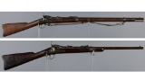 Two U.S. Springfield Trapdoor Military Longarms