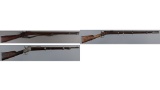 Three Military Pattern Remington Rolling Block Rifles
