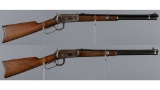 Two Winchester Model 1894 Lever Action Long Guns