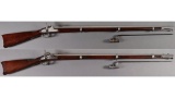 Two Civil War U.S. Percussion Rifle-Muskets with Bayonets