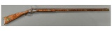 Engraved and Inlaid E.L. Pancost Percussion American Long Rifle