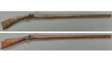 Two Contemporary Flintlock American Long Rifles