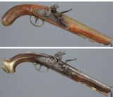 Two English Flintlock Pistols