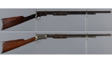 Two Winchester Model 1890 Slide Action Rifles in .22 W.R.F.