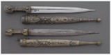 Two Ornate Caucasian Style Qama/