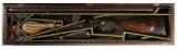 Cased Flintlock Double Barrel Shotgun by Ross of Edinburgh