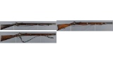 Three Antique Military Rifles