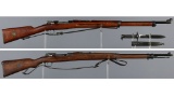 Two Military Bolt Action Rifles