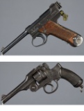Two Imperial Japanese Military Handguns