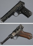 Two Military Pattern Semi-Automatic Pistols