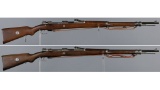 Two German Gewehr 98 Bolt Action Rifles