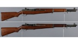 Two U.S. Military M1 Semi-Automatic Rifles