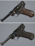 Two DWM Luger Semi-Automatic Pistols
