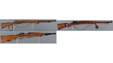 Three European Bolt Action Long Guns