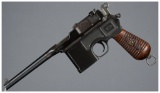 Mauser Broomhandle Pistol with Shoulder Stock and