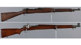 Two U.S. Springfield Model 1903 Bolt Action Rifles