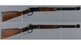 Two Winchester Lever Action Carbines