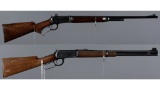 Two Winchester Lever Action Long Guns