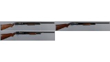 Three Winchester Model 12 Slide Action Shotguns