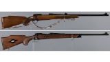 Two Winchester Bolt Action Rifles