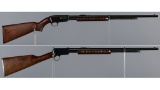 Two Winchester Slide Action Rifles