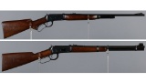 Two Winchester Lever Action Long Guns
