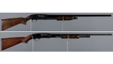 Two Winchester Slide Action Shotguns