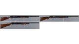 Three Winchester Model 12 Slide Action Shotguns