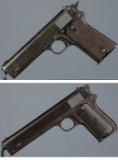 Two Colt Semi-Automatic Pistols