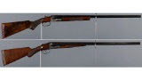 Two American Double Barrel Shotguns