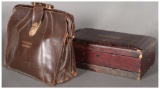 Wells Fargo Marked Lap Desk and Messenger Bag