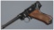 Swiss Contract Pattern DWM Luger Pistol With Holster