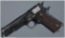 World War I Era Colt Government Model Semi-Automatic Pistol