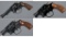 Three Smith & Wesson Double Action Revolvers
