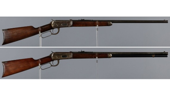 Two Winchester Lever Action Rifles
