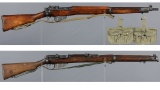 Two British Lee-Enfield Pattern Bolt Action Long Guns