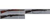 Three Military Bolt Action Long Guns