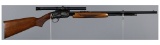 Engraved Winchester Model 61 Slide Action Rifle with Scope