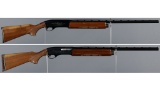 Two Remington Model 1100 Semi-Automatic Shotguns