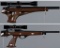 Two Remington Model XP-100 Bolt Action Pistols with Scopes