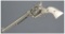 Colt Single Action Army Flattop Target Revolver with Pearl Grips
