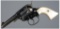 Engraved Colt 1877 Lightning Revolver with 1849 Pearl Grips