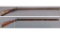 Two American Full-Stock Percussion Rifles