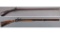 Two Antique Flintlock Sporting Guns