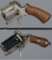 Two Liege Proofed Folding Trigger Double Action Revolvers