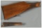 Stock and Forearm for a Luger Carbine with Catalog