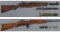 Two U.S. Military Semi-Automatic Long Guns with Bayonets