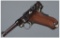 DWM Model 1906/20 Swiss Luger Semi-Automatic Pistol