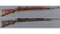 Two WWII German Occupation K98 Pattern Bolt Action Rifles